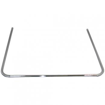 Карниз для в/к 0,9*0,9*0,9* "П-образный " хром цельнометаллический