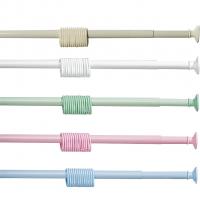 Карниз для ванной зеленый 1,20*2,10 с кольцами Русспласт