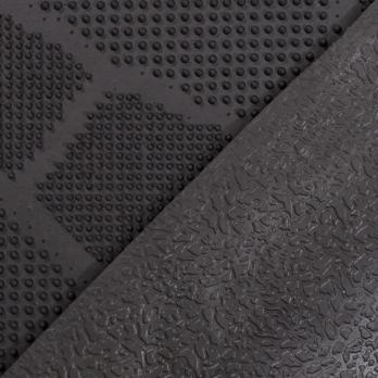 Коврик резиновый 40*60 см "следы" черный