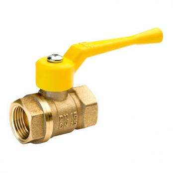 Кран газ шаровой 1'' вн/вн рукоятка 11Б27п БАЗ Standart PN40