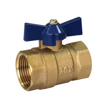 Кран шаровой 3/4'' вн/вн бабочка ZOX/RM-L