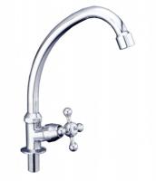 Смеситель для раковины/мойки 1/2 кер F4108 FRAP МОНО (выс.пов.излив, п/гайку, ХРОМ, силумин)