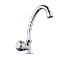 Смеситель для раковины/мойки 1/2 кер F4195 FRAP МОНО (выс.пов.излив, п/гайку, ХРОМ, силумин)