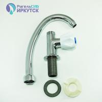 Смеситель для раковины/мойки 1/2 рез Иркутск М-2 моно