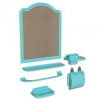 Набор д/ван ком с зерк АЛИСА (6 пред) салатовый