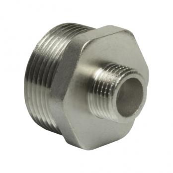 Ниппель переходной 1 1/4'' - 1/2'' нар/нар VRT® никель