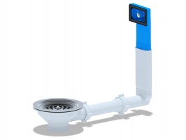 Перелив Ани д/мойки 3 1/2 (диам.90мм) N305 АНИ пласт