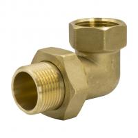 Переходник со сгоном 1'' угловой ЛАТ LEXLINE 25