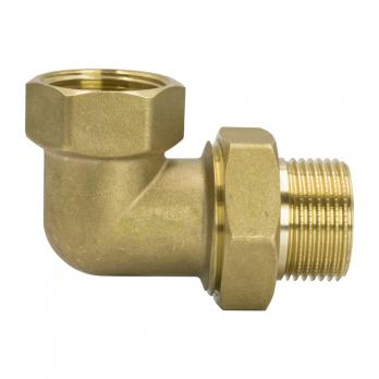 Переходник со сгоном 1'' угловой ЛАТ LEXLINE 25