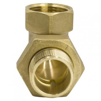 Переходник со сгоном 1'' угловой ЛАТ LEXLINE 25