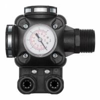 Реле давления РМ/5-3W 1"  ITALTECNICA со встроенным манометром (Италия)