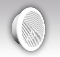 Решетка вент. D143 с фланцем разъемная D100 10РПКФ ERA