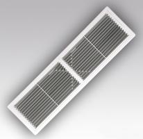 Решетка вент. переточная 455*133 фланец 432х117 4513РП двусторонняя ERA