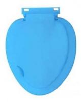 Сиденье для унитаза овал голубой
