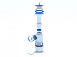 Сифон 1 1/2*40 Ani C0500 АНИ пласт