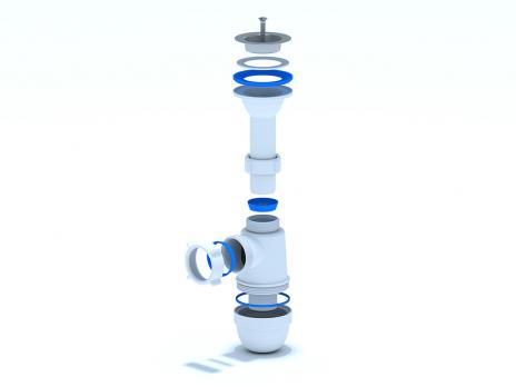 Сифон 1 1/2*40 Ani C0500 АНИ пласт