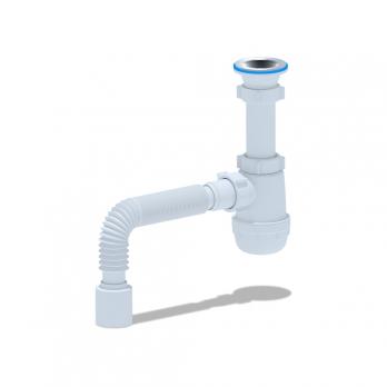 Сифон 1 1/2*40 Ani Грот с гофрой 40х50 А0110 АНИ пласт