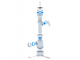 Сифон 1 1/2*40 Ani Грот с носиком А1000 АНИ пласт