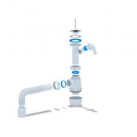 Сифон 1 1/2*40 Ani Грот с носиком, с гофрой 40х50 А2010 АНИ пласт