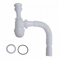 Сифон Варяг с гофрой 40*40 С 5005 АНИ пласт