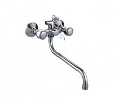 Смеситель для ванны и раковины 1/2 кер F2209-2 FRAP картридж перекл ПЕНТА, S излив, хром, латунь