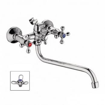 Смеситель для ванны и раковины 1/2 кер L2212 Ledeme с шар перекл, латунь