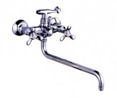 Смеситель для ванны и раковины 1/2 кер L2612 Ledeme лит нос, силумин