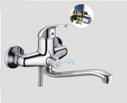 Смеситель для ванны и раковины 40к F2229 FRAP (S-излив, хром, латунь)