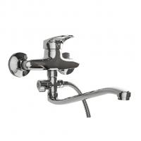 Смеситель для ванны и раковины 40к F2128-В FRAP (S-излив, хром, силумин)