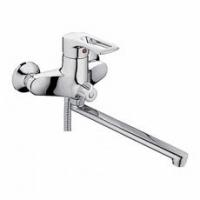 Смеситель для ванны и раковины 40к L2202B-25 Ledeme див корп, длин излив, силумин