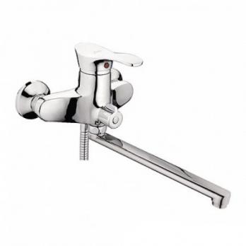 Смеситель для ванны и раковины 40к L2204 Ledeme  б/отв див корп L-нос, латунь