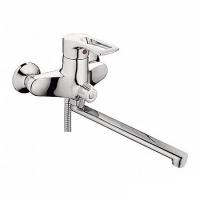 Смеситель для ванны и раковины 40к L2225 Ledeme с отв. див корп L-нос, латунь