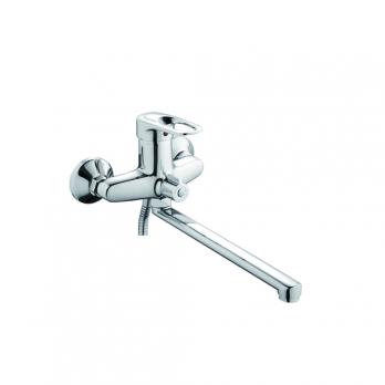 Смеситель для ванны и раковины 40к L2228-B Ledeme с отв див в корпусе L-нос, силумин