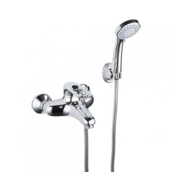 Смеситель для ванны 40к F3204 FRAP шар. перекл. в корп. (хром, латунь)