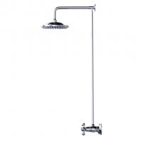 Душевая система 1/2 кер L2408 Ledeme  стационарный ТРОПИЧ ДУШ, латунь