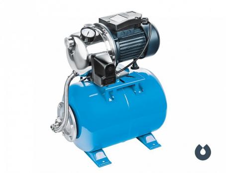 Насосная станция AUТО JS 100 (бак 24 л, 0,75 кВт, напор до 40 м, до 55 л/мин)