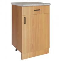 Стол разделочный 50 ольха (1 ящик), столешница гранит пёстрый