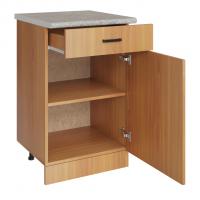 Стол разделочный 50 ольха (1 ящик), столешница гранит пёстрый