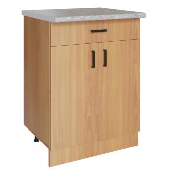 Стол разделочный 60 ольха (1 ящик), столешница гранит пёстрый