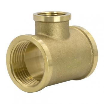 Тройник 1'' - 1/2'' - 1'' вн/вн/вн ЛАТ LEXLINE 25-15-25