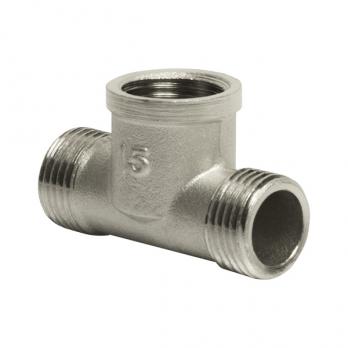 Тройник 1/2'' нар/вн/нар VRT® никель
