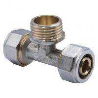 Тройник 16*3/4*16 ц/нар/ц