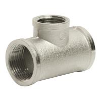 Тройник 3/4'' - 1/2'' - 3/4'' вн/вн/вн VRT® никель