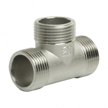 Тройник 3/4'' нар/нар/нар VRT® никель