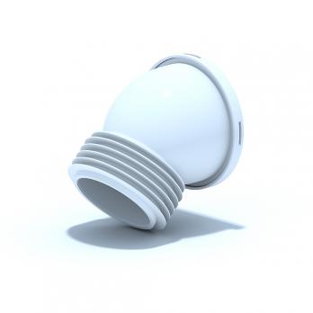 Труба фановая 110*45 град короткая W4228 АНИ пласт