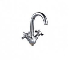 Смеситель для раковины 1/2 кер F1324 FRAP (выс.пов.излив, п/гайку, хром, силумин)