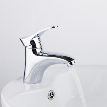 Смеситель для раковины 40к F1001 FRAP (литой, п/гайку, хром, латунь)