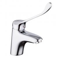 Смеситель для раковины 40к F1054 FRAP c отв МЕДИЦИНСКИЙ (литой, п/шпильку, хром, латунь)