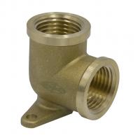 Уголок 1/2'' вн/вн ЛАТ LEXLINE 15 с креплением 15