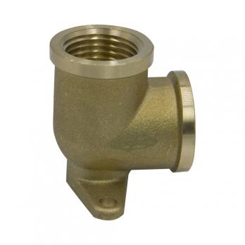 Уголок 1/2'' вн/вн ЛАТ LEXLINE 15 с креплением 15